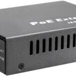 BV-Tech Single Port Gigabit POE+ Extender – Extend 330ft (100m) – 802.3af/at – POE-RP101G