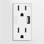 Smart In Wall Socket w/2 Outlets & 1 USB Port
